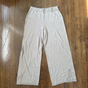 FP Beach Linen/Cotton Blend Wide Leg Pull On Pants Size Small Resortwear